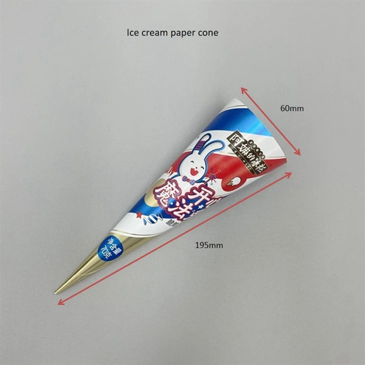 printed ice cream cone sleeve