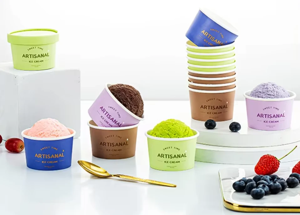 Ice cream paper container 14 Ice cream paper container 14