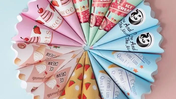 ice cream cone paper sleeves 3 ice cream cone paper sleeves 3