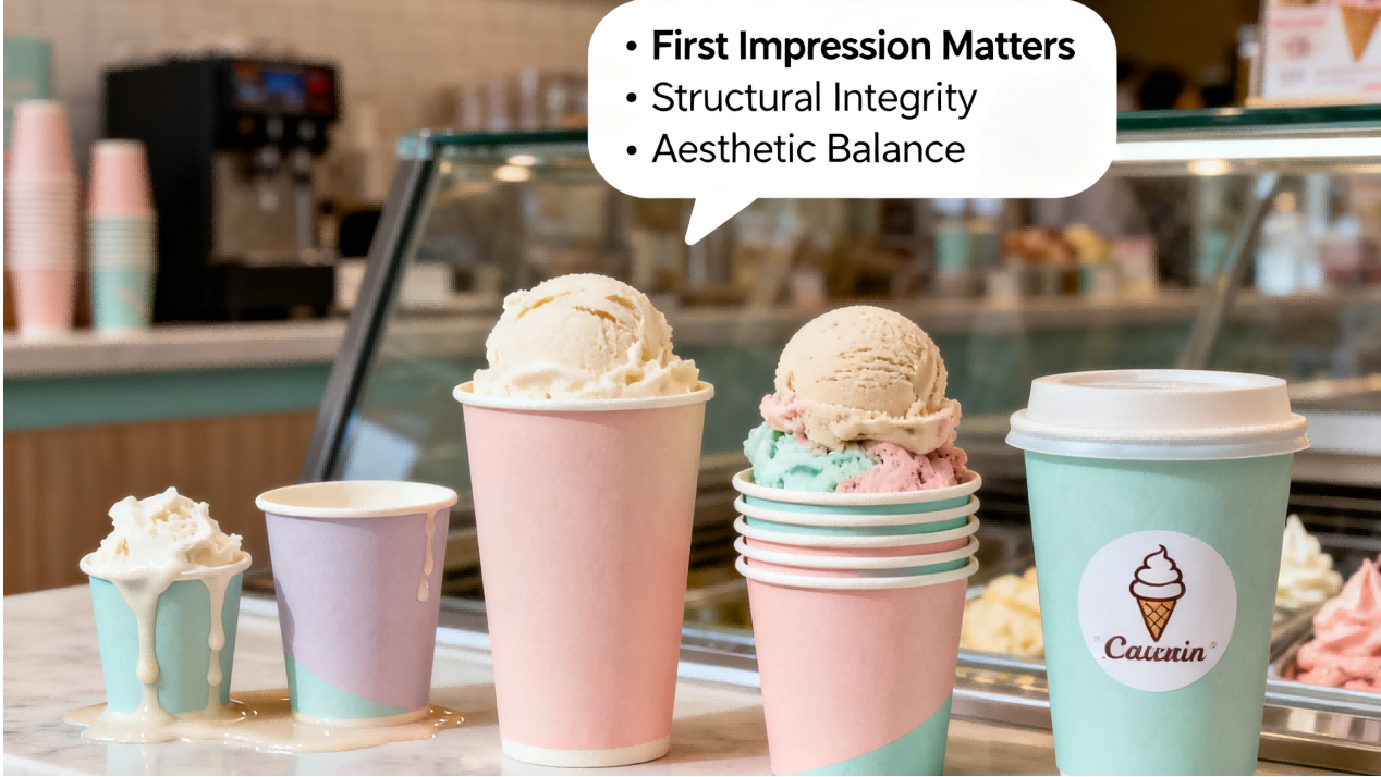 Paper Ice Cream Cups 1 Paper Ice Cream Cups 1