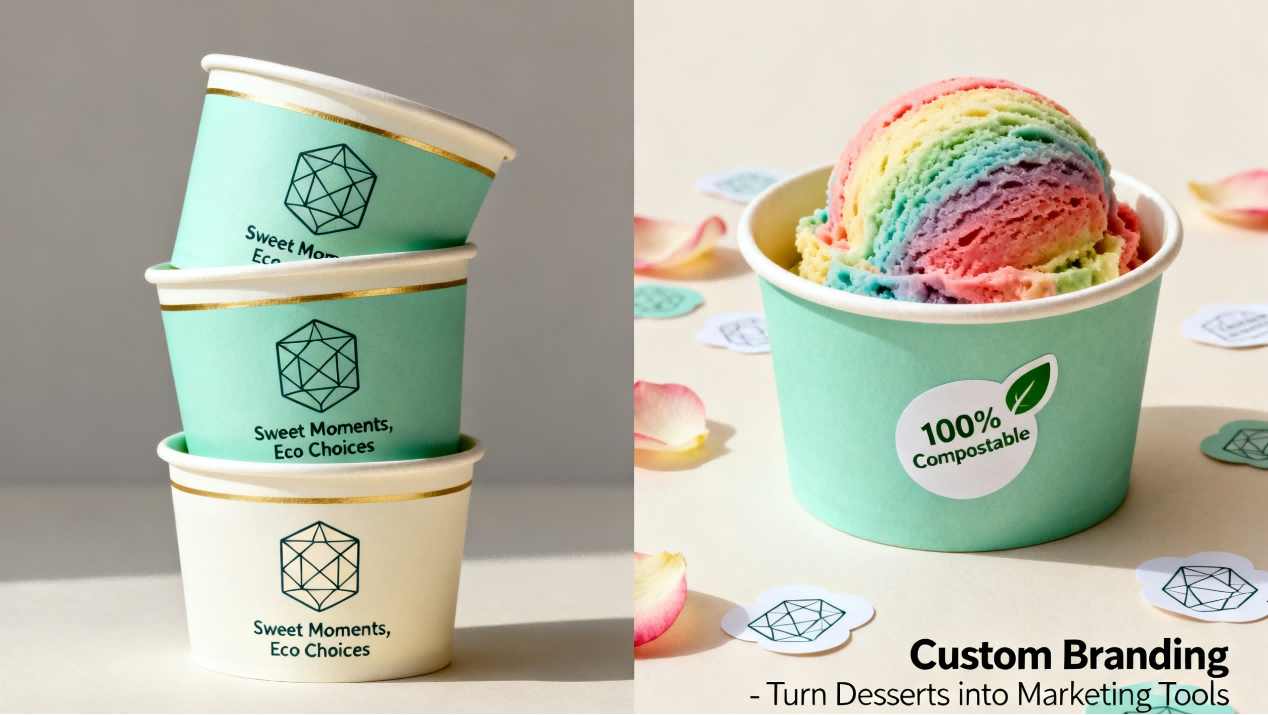 Paper Ice Cream Cups 3 Paper Ice Cream Cups 3